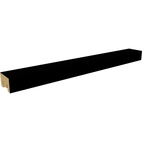 Рейка Бриона 16x40x2700 мм МДФ цвет Black Edition