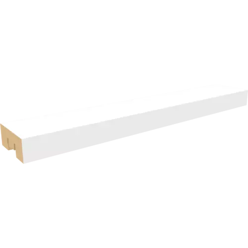 Рейка Бриона 16x40x2700 мм МДФ цвет белый