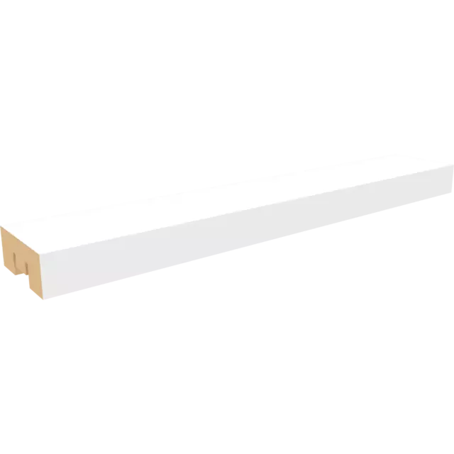 Рейка Бриона 16x40x2700 мм МДФ цвет белый