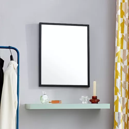 Зеркало декоративное Inspire Basic прямоугольное 40x50 см цвет черный