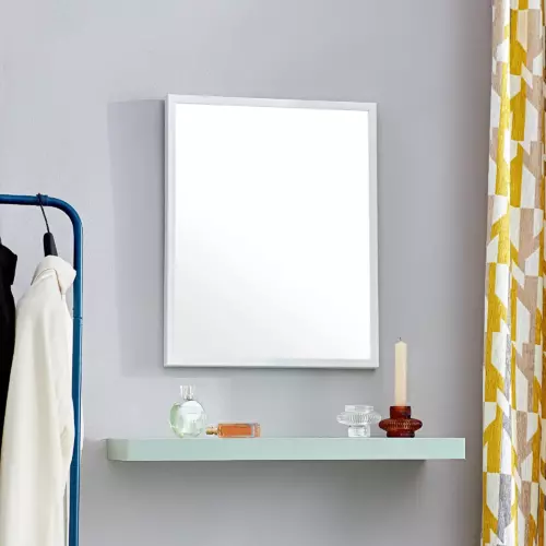 Зеркало декоративное Inspire Basic прямоугольное 40x50 см цвет белый