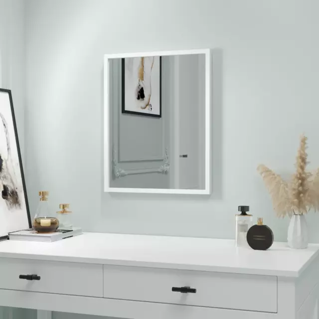 Зеркало декоративное Inspire Basic прямоугольное 40x50 см цвет белый — изображение 6