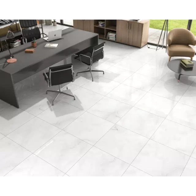 Керамогранит Arcadia Ceramica Anty Sky 60x60x0.9 см 1.44 м² глянцевый цвет серый — изображение 6