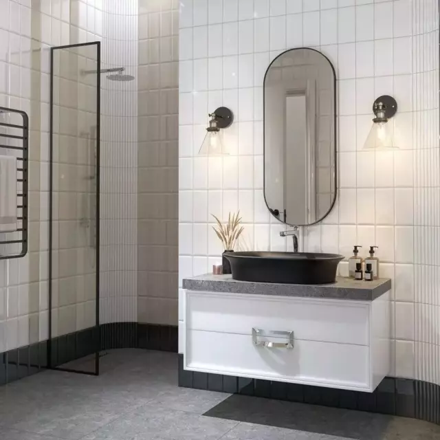 Плитка настенная Artens Roissy 9.9x20 см 0.792 м² глянцевая цвет белый — изображение 3