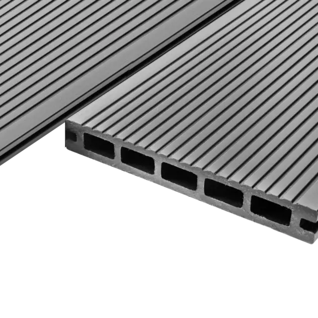 Террасная доска ДПК T-Decks цвет Серый 150x20x3000 мм двусторонняя вельвет/структура древесины 0.45 м² — изображение 5