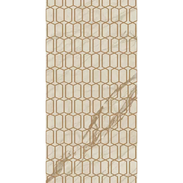 Плитка настенная Azori Forest Geometry 31.5x63 см 1.59 м² матовая цвет бежевый мрамор — изображение 2