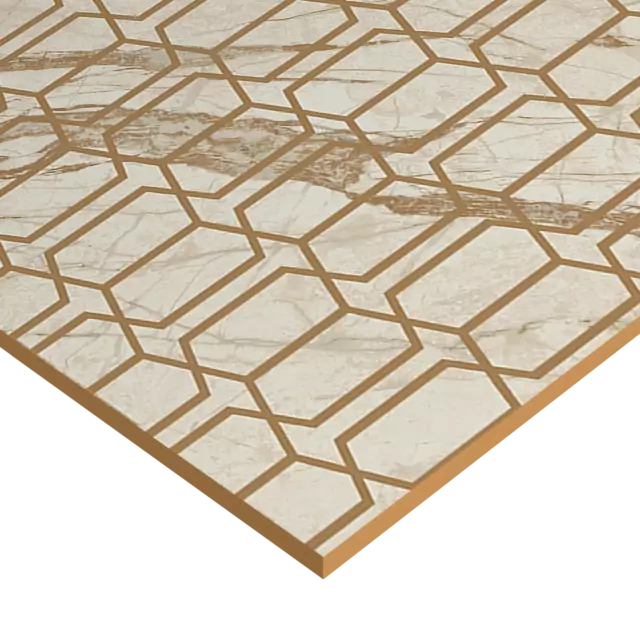 Плитка настенная Azori Forest Geometry 31.5x63 см 1.59 м² матовая цвет бежевый мрамор — изображение 4