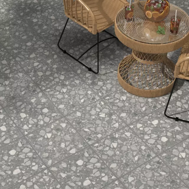 Плитка напольная Kerama Marazzi Четтоли 30.2x30.2 см 1.37 м² матовая цвет серый — изображение 4