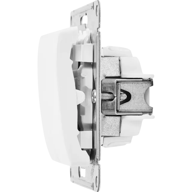 Выключатель встраиваемый Schneider Electric Glossa 2 клавиши цвет белый — изображение 6