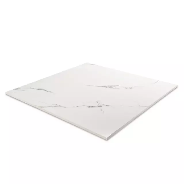 Керамогранит Grasaro Softmarble 60x60x0.9 см 1.8 м² лаппатированный цвет белый — изображение 2