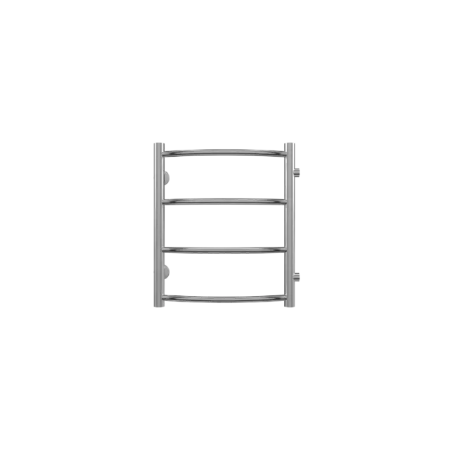 Полотенцесушитель водяной лесенка Equation 45x50 см боковая подводка 1/2'x3/4' нержавеющая сталь цвет хром