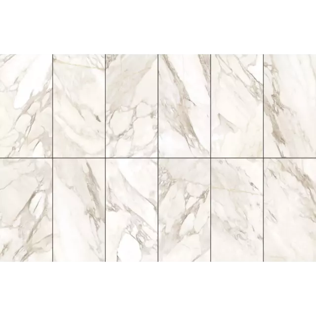 Керамогранит Arcadia Ceramica Aurora 60x120x0.9 см 1.44 м² глянцевый цвет бежевый — изображение 3