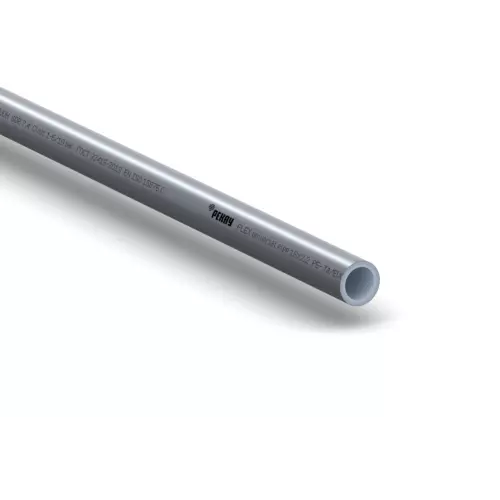 Труба из сшитого полиэтилена для отопления Рехау Flex PE-Xa EVOH 16x2.2 мм PN10 1 м на отрез бухта 100 м серая