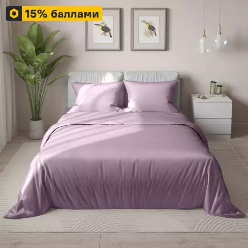 Комплект постельного белья Capriccio Berry двуспальный полисатин фиолетовый