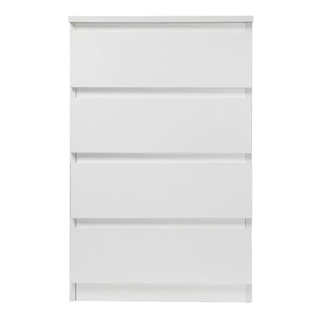 Комод 4 ящика 50x80x39.4 см ЛДСП цвет белый — изображение 5