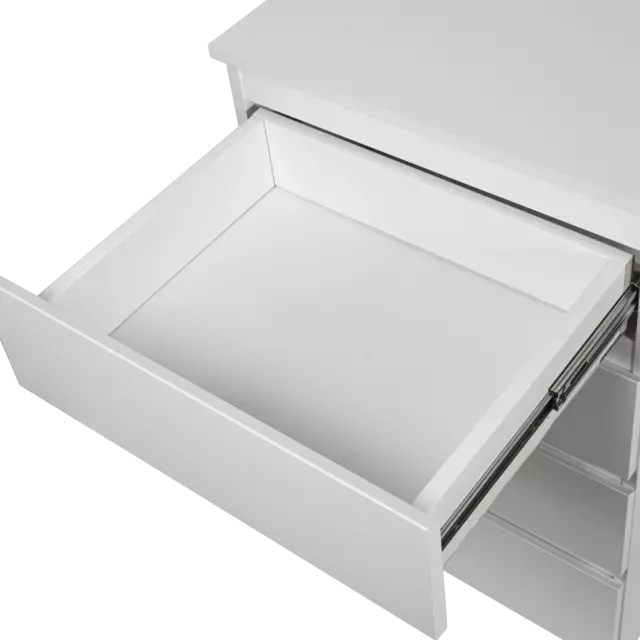 Комод 4 ящика 50x80x39.4 см ЛДСП цвет белый — изображение 6