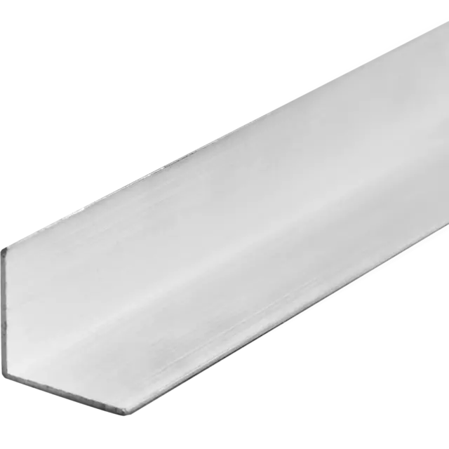 L-профиль с равными сторонами 20x20x1x2700 мм, алюминий, цвет серый