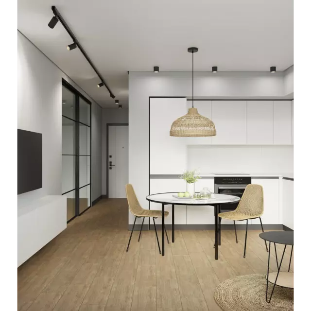 Глазурованный керамогранит LB Ceramics Джотто 19.9x60.3x0.85 см 0.96 м² матовый цвет светло-коричневый — изображение 8
