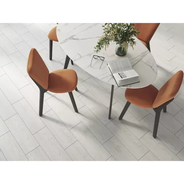 Глазурованный керамогранит LB Ceramics Коста 19.9x60.3 см 0.96 м² матовый цвет светло-серый — изображение 7