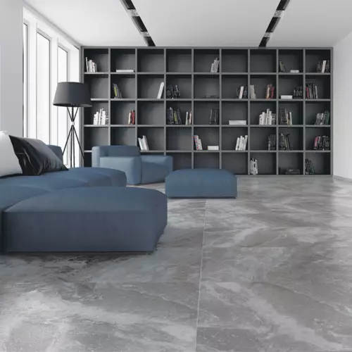 Глазурованный керамогранит Grasaro Marble G-2991.MR/S1 60x120 см 1.44 м² матовый цвет серый