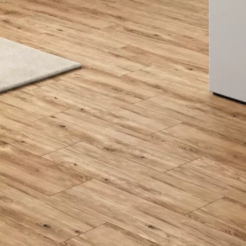 Глазурованный керамогранит Cersanit Lasvik 17137 18.5x59.8x0.75 см 1.216 м² матовый цвет светло-коричневый рельеф