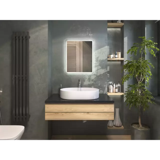 Зеркало для ванной Vigo Vento Comfort 50x60 см с подсветкой датчиком и обогревом — изображение 9