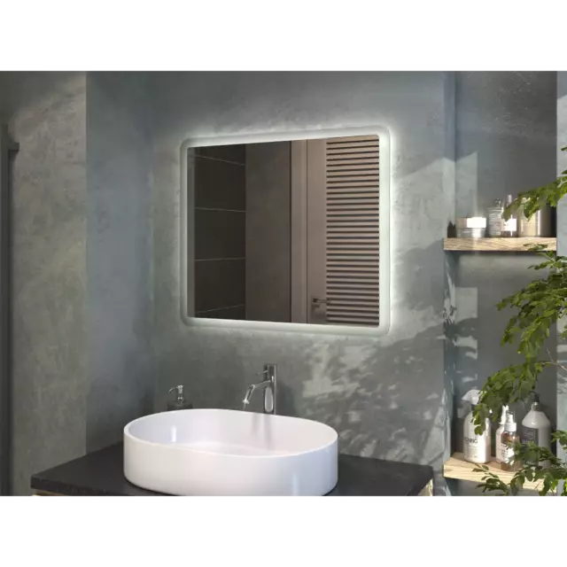 Зеркало для ванной Vigo Vento Comfort 70x60 см с подсветкой датчиком и обогревом — изображение 8