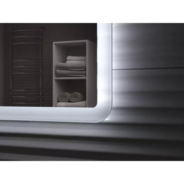 Зеркало для ванной Vigo Vento Comfort 80x60 см с подсветкой датчиком и обогревом — изображение 11