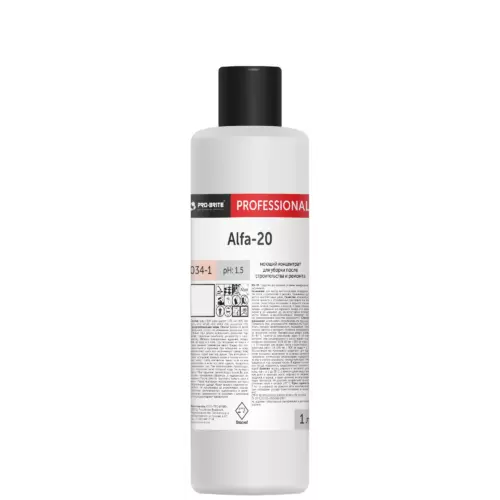 Концентрат для уборки после строительства и ремонта Pro-Brite Alfa-20 1 л