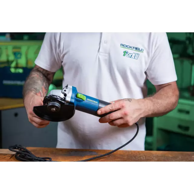 УШМ сетевая Rockfield RF75AG, 750 Вт, 125 мм — изображение 12