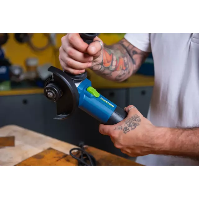 УШМ сетевая Rockfield RF75AG, 750 Вт, 125 мм — изображение 13