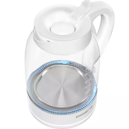 Электрический чайник Polaris PWK 1797CGL Water Way Pro 1.8 л нержавеющая сталь цвет белый