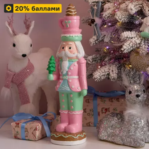 Декоративная фигура Щелкунчик 40x11 см