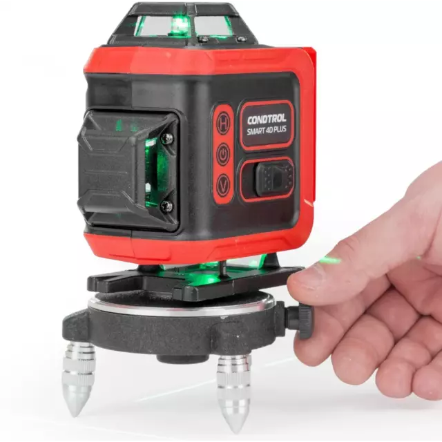 Уровень лазерный Condtrol Smart 4D Plus Condtrol зеленый луч, 30 м — изображение 9