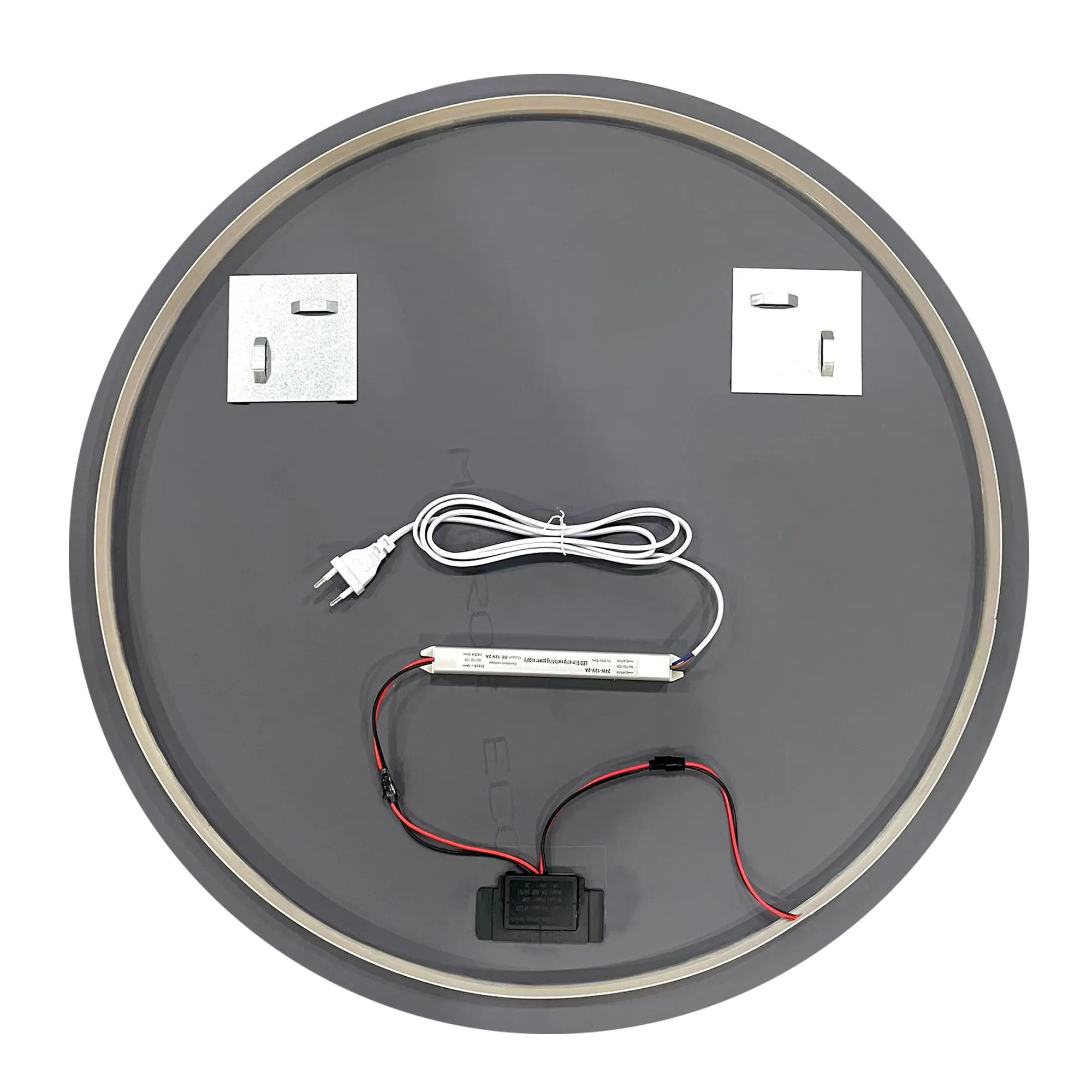 Зеркало для ванной Флоренция Лайт DSF60LT 60 см круглое с подсветкой — изображение 4
