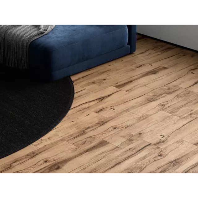 Глазурованный керамогранит Kreaforta Oakland 18.5x59.8 см 1.216 м² матовый цвет коричневый — изображение 6