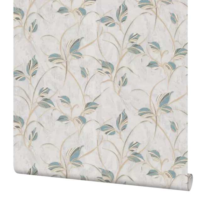 Обои флизелиновые Palitra Home Pro-Fleur зеленые 1.06 м HC31221-17A