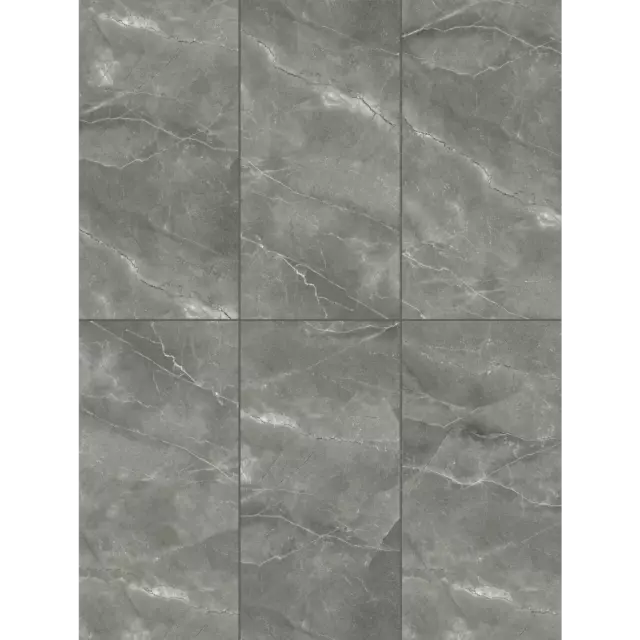 Глазурованный керамогранит Arcadia Ceramica Pulpis Nero Carving 60x120 см 1.44 м² матовый цвет серый — изображение 3