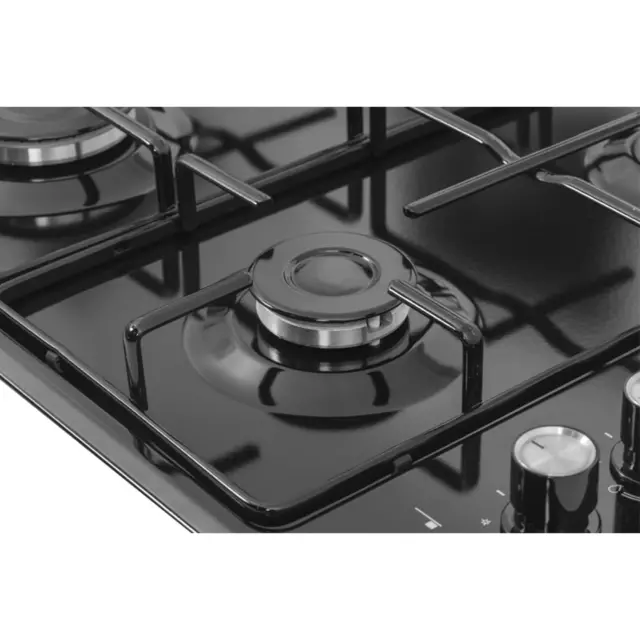 Газовая варочная панель Simfer H60Q40400 60 см 4 конфорки цвет черный — изображение 6