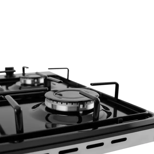 Газовая варочная панель Simfer H60Q40400 60 см 4 конфорки цвет черный — изображение 7