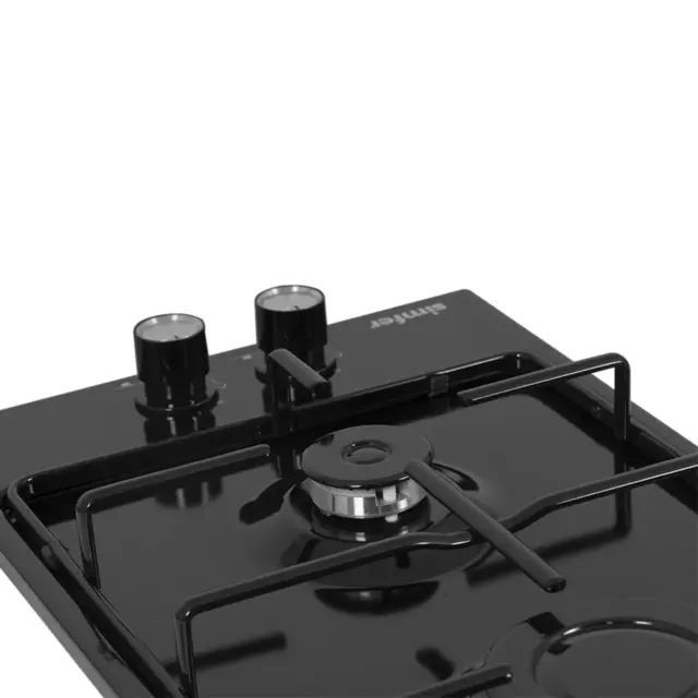Газовая варочная панель Simfer H30V20420 30 см 2 конфорки цвет черный — изображение 16