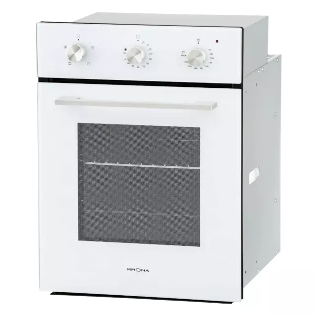 Духовой шкаф электрический Krona Breve 45 wh 447x591x55 см цвет белый — изображение 9