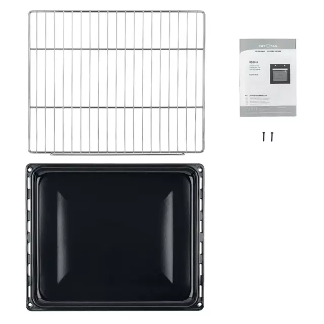 Духовой шкаф электрический Krona Regina 60 bl 59.5x54.7x59.5 см цвет черный — изображение 9