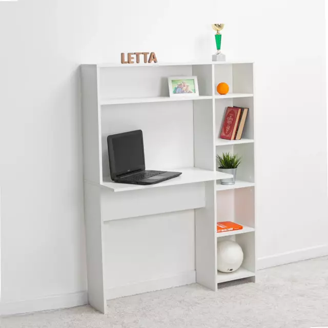 Стол компьютерный LETTA 108.8x141.8x40 см цвет белый — изображение 3