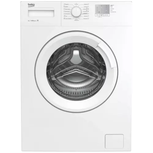 Стиральная машина Beko WRS5511BWW 60x84x36.5 см, 5 кг, цвет белый