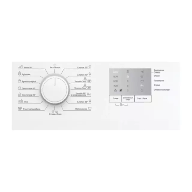 Стиральная машина Beko WRS5511BWW 60x84x36.5 см, 5 кг, цвет белый — изображение 2
