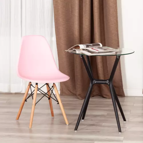 Стул Tetchair Cindy Eames mod. 1801 82.5x46x51 см пластик цвет светло-розовый