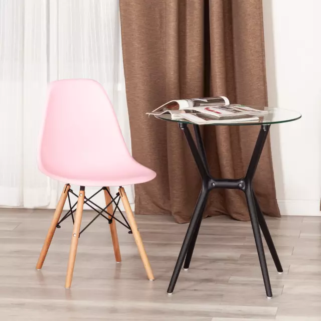 Стул Tetchair Cindy Eames mod. 1801 82.5x46x51 см пластик цвет светло-розовый