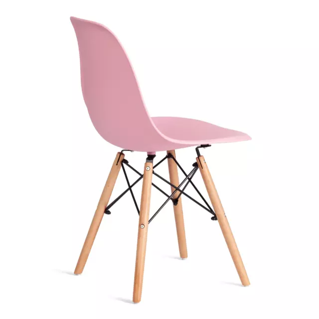 Стул Tetchair Cindy Eames mod. 1801 82.5x46x51 см пластик цвет светло-розовый — изображение 3