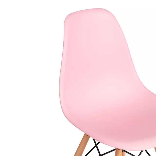 Стул Tetchair Cindy Eames mod. 1801 82.5x46x51 см пластик цвет светло-розовый — изображение 5